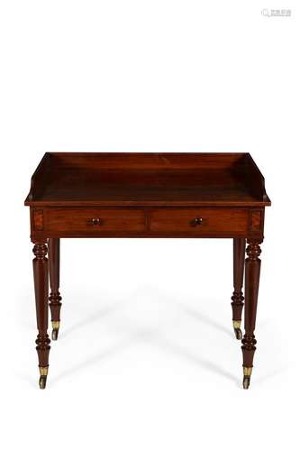 Y A George IV mahogany dressing table