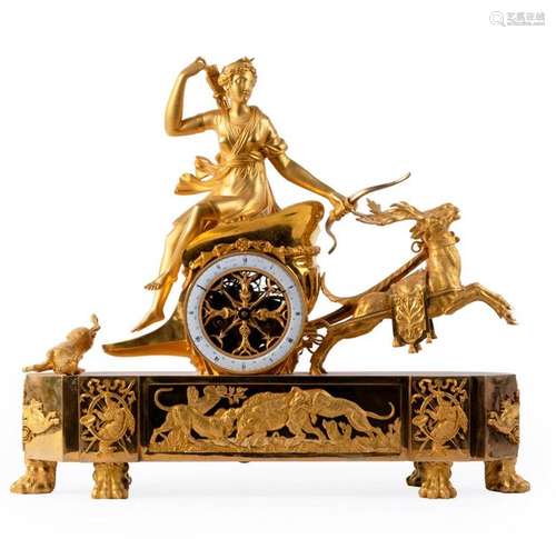 Une Horloge. Pendule Représent…