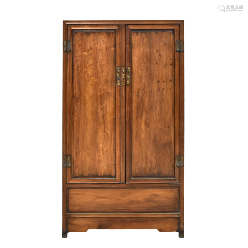 ANTIQUE HUANGHUALI DOUBLE DOORS CABINET