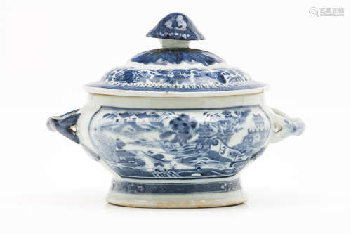 A small tureen with cover