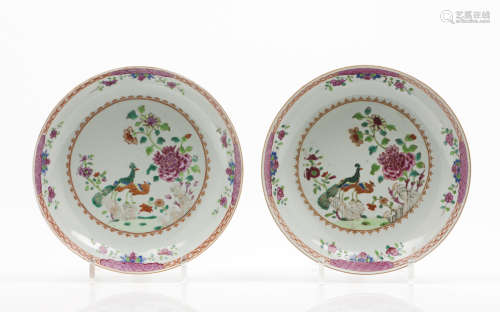 A pair of deep plates