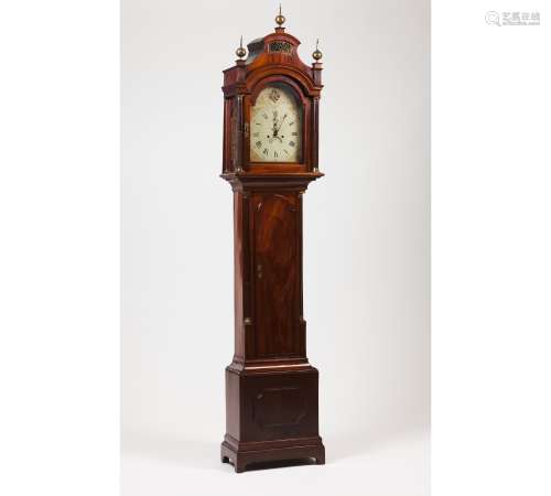 A long case clock