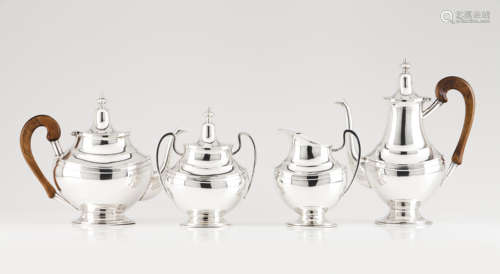 A tea and coffee set