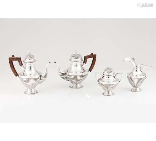 A tea and coffee set