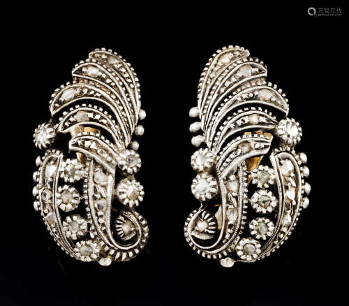 A pair of earrings