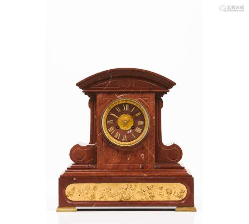 A neoclassical table clock