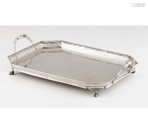 A galleried tray