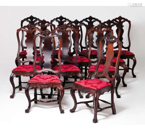 A set of twelve D.João V style chairs