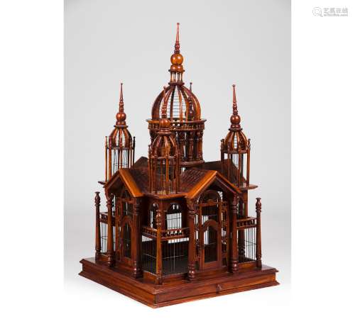A Victorian style bird cage