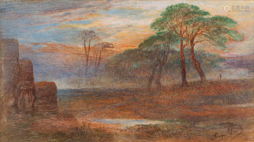 José Júlio Souza Pinto (1856-1939)A landscape with woods