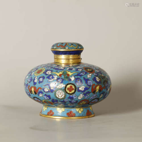 A Cloisonne Wine Jar