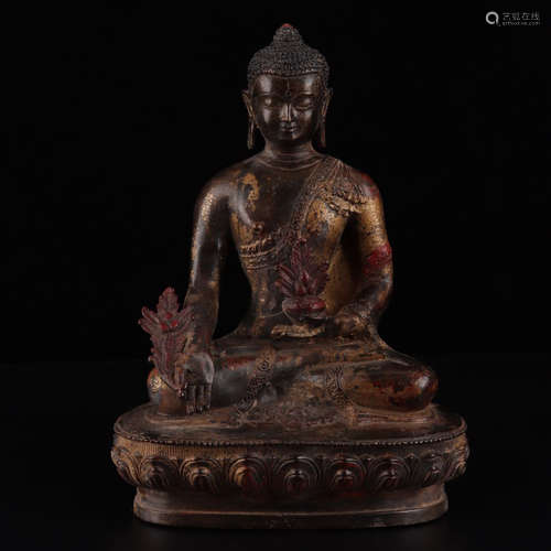 A Bronze Buddha Statue