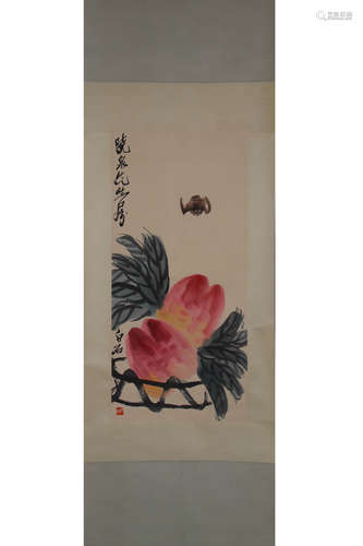 A CHINESE PAINTING, QI BAISHI MARK