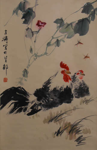 A CHINESE PAINTING, WANG XUETAO MARK