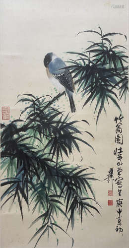 A CHINESE PAINTING, XIE ZHILIU MARK