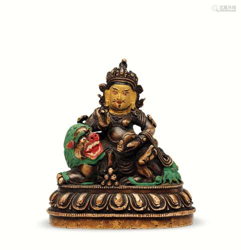 西藏 十七世纪 财宝天王