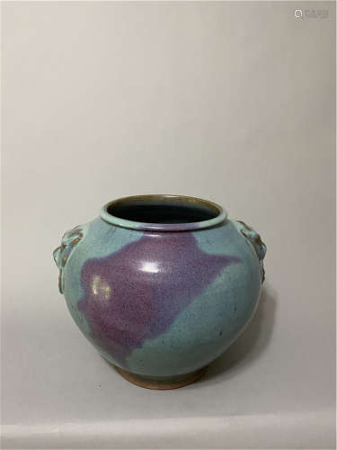 Chinese JunYao blue jur porcelain