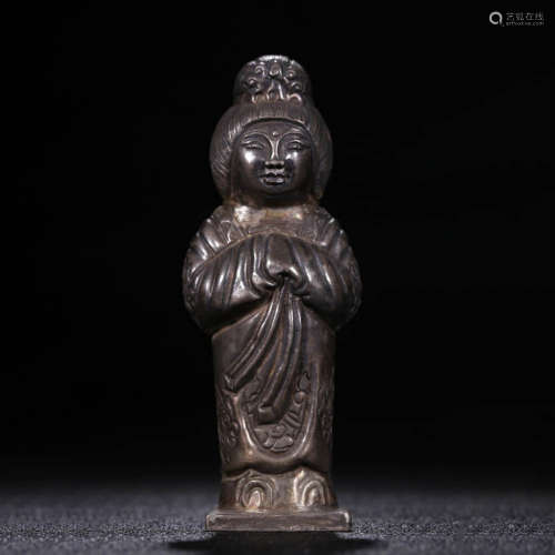Tang Dynasty  Silver Statue of Ladies