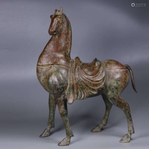 Mingguo Period Bronze Horse