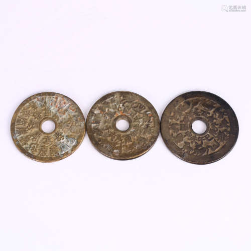 3 Copper Coins