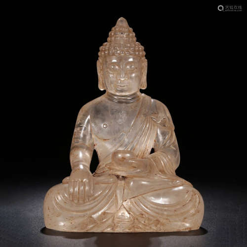 Qing Seated Gilt Bronze Buddha of Shakyamuni