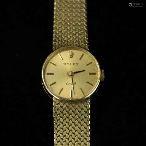 Rolex 18K Gold Antique Mechanical Watch, about 42.5 Gram