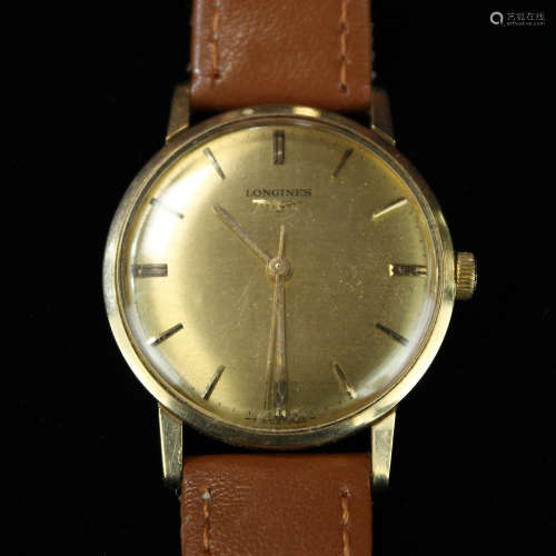 Longines Antique Mechanical Watch, 10K Gold, Well Preserved