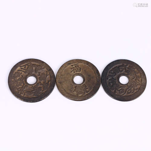 3 Copper Coins