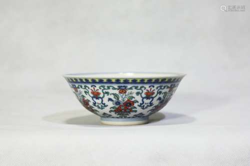 chinese doucai porcelain bowl,qianlong period