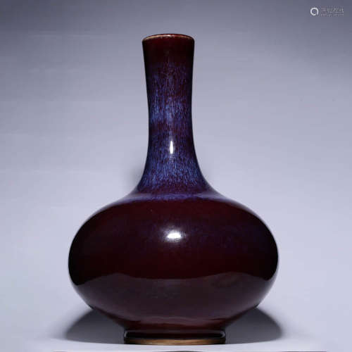 Qing, Mark of ‘Made in YongZheng Period' Kiln Glazed Flask