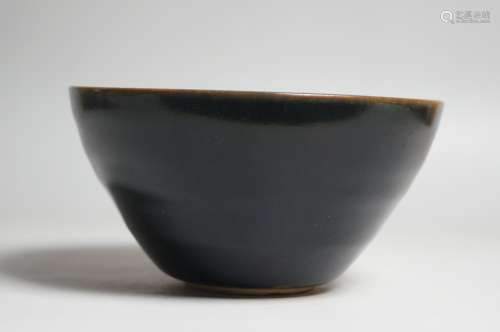 chinese jizhou yao porcelain black bowl