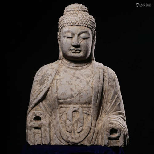 The Northern Qi Dynasty Stone Carving Sakyamuni