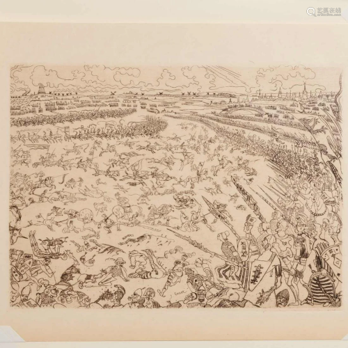 James Ensor, etching, 1895