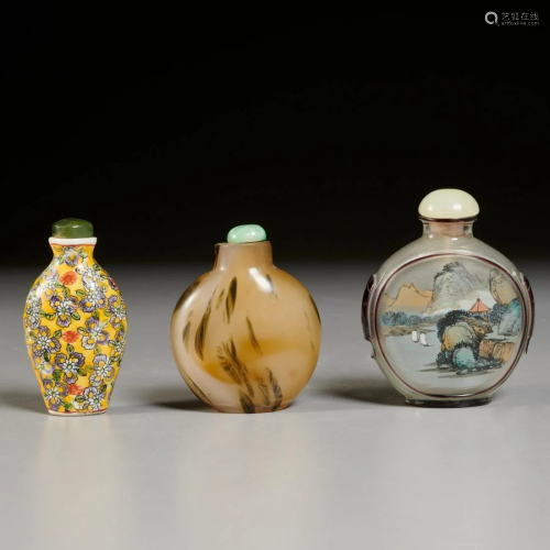 (3) Chinese snuff bottles