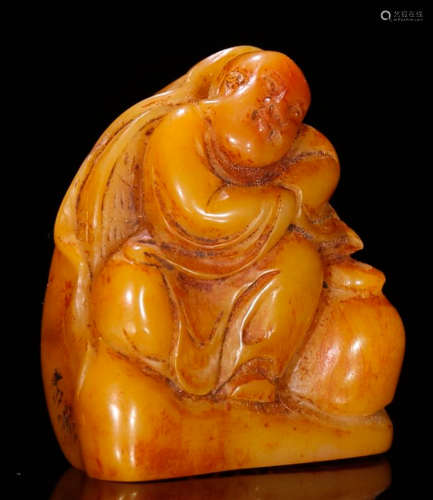 A TIANHUANG STONE CARVED SEAL