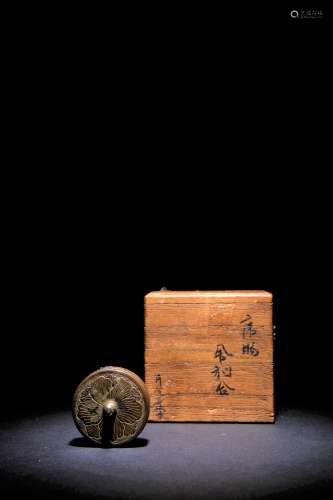 十五世紀 金銅佛舍利盒