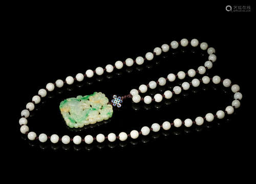 Jade Jadeite Carving Necklace