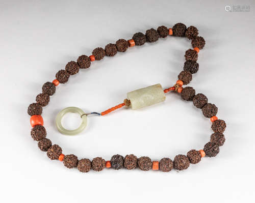Chinese Seed Jade Prayer Beads