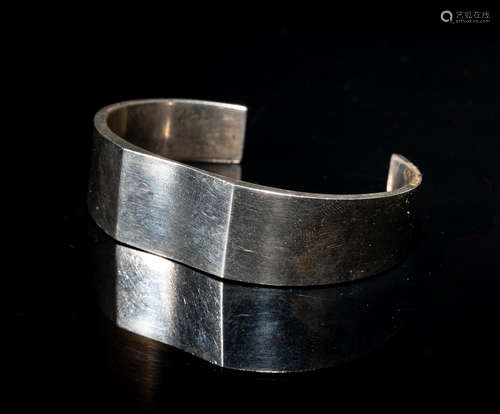 Designer DK Co. Vintage Donna Karen Chunky Sterling Cuff Bracelet