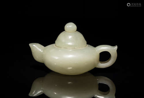 Chinese Jade Carving Teapot