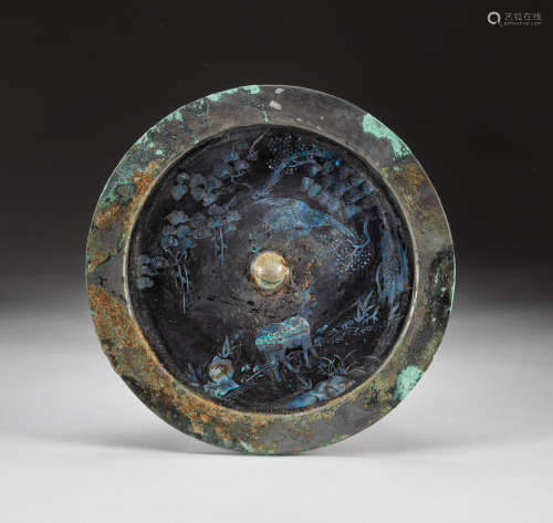 Korean Old Joseon Type Bronze Mirror