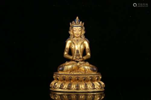 A Gilt Bronze Buddha