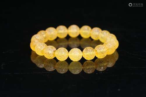 An Amber Bracelet