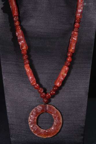 An Agate Necklace