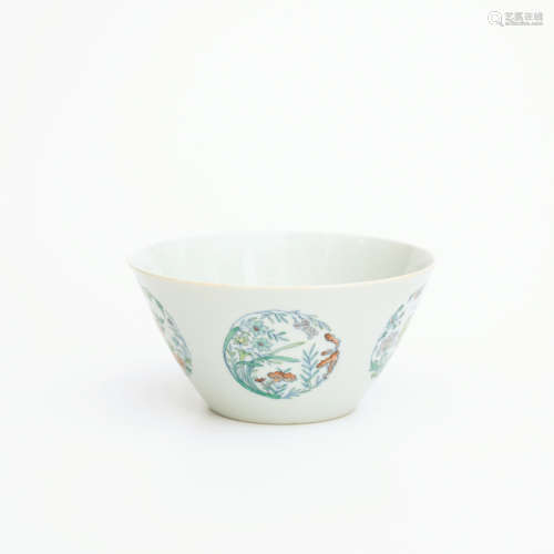A Doucai Floral Porcelain Bowl