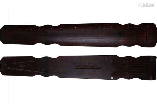 A Chinese Qin musical Instrument