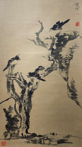 A Chinese Flower&bird Painting, Ba Da Shanren Mark