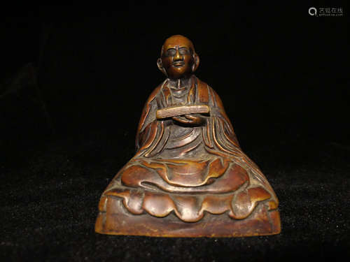 A Bronze Statue of Master Panchen