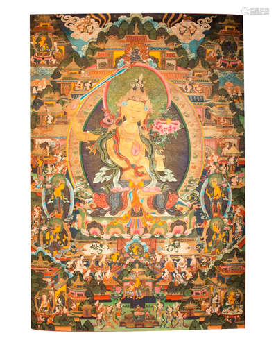 A Manjusri Bodhisattva Thang-ga