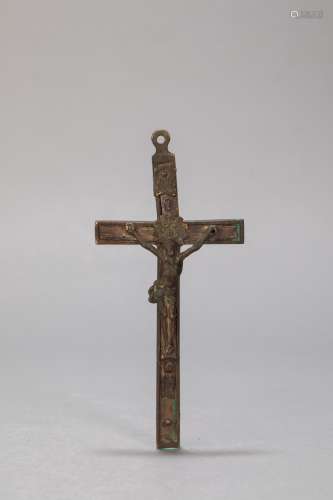 Copper Cross from 14th Century